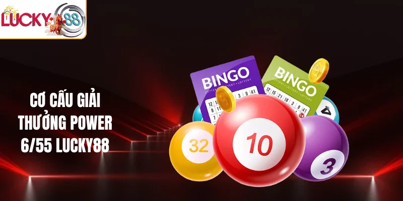 Cơ cấu giải thưởng Power 6/55 LUCKY88